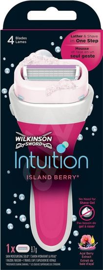 Wilkinson Sword Intiution Island Berry - borotva + pótlás