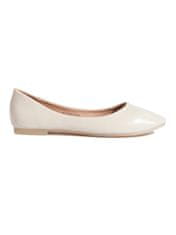 Amiatex Női balerina cipő 100534 + Nőin zokni Gatta Calzino Strech, bézs és barna árnyalat, 38