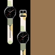 TKG Samsung Galaxy Watch 4 (40 / 42 / 44 / 46 mm) okosóra szíj - Strap Moro color 14 színes szilikon szíj (szíj szélesség: 20 mm)
