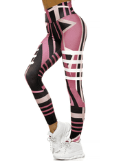 Ozonee Női sport leggings Aledud világos rózsaszín S
