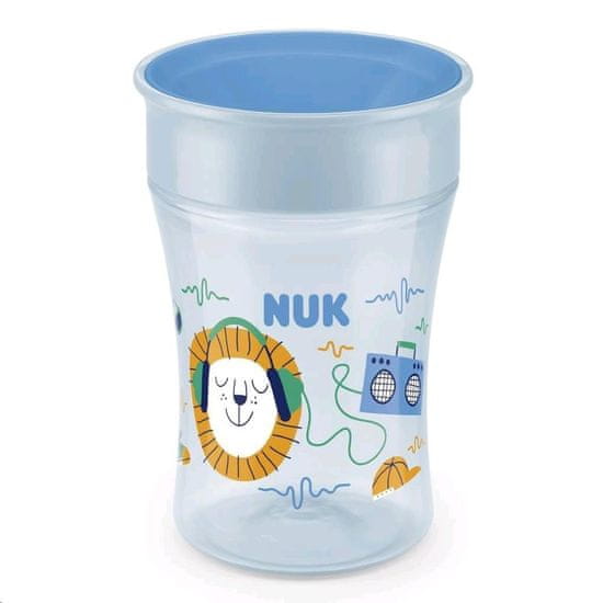 Manuka Health Bájos itató pohár Magic NUK 360° fedéllel light blue