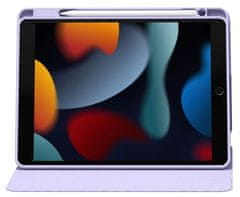 BASEUS Minimalist Series mágneses borító Apple iPad 10.2'' lila színű készülékhez, ARJS041005