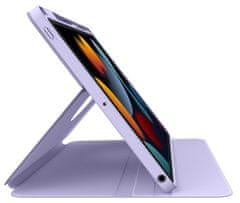 BASEUS Minimalist Series mágneses borító Apple iPad 10.2'' lila színű készülékhez, ARJS041005