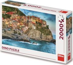 DINO Puzzle Színes Manarola 2000 darab
