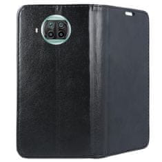 TKG Telefontok Xiaomi Mi 10T Lite 5G - Smart Magnetic fekete szilikon keretes mágneses könyvtok