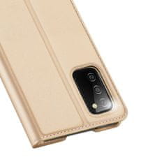 TKG Telefontok Samsung Galaxy A03s - Dux Ducis arany flipcover tok