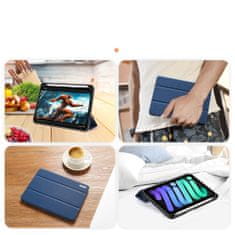 TKG Tablettok iPad Mini 6 2021 - DUX DUCIS DOMO kék smart case ceruza tartóval