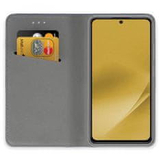 TKG Telefontok Xiaomi 12 Lite - arany mágneses szilikon keretes könyvtok