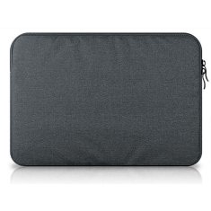 TKG Laptop táska - Univerzális 13-14"-os sötétszürke SLEEVE zsebes laptop/tablet táska