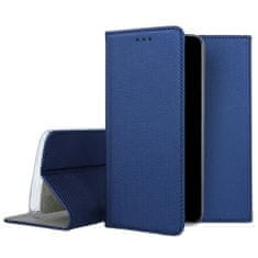 TKG Telefontok Honor X6 - kék mágneses szilikon keretes könyvtok