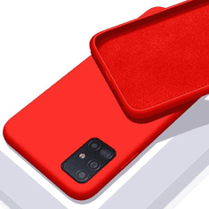 Cellect Huawei P40 Lite E premium szilikon tok piros (CEL-PREMSIL-P40LE-R) (CEL-PREMSIL-P40LE-R)