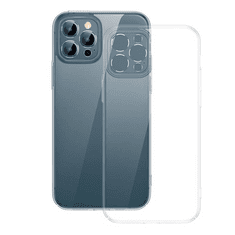 BASEUS Crystal iPhone 12 Pro tok átlátszó és üvegfólia (ARJB020102) (ARJB020102)