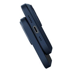 BASEUS Liquid Silica iPhone 14 Plus átlátszó mágneses tok és üvegfólia kék (ARYC000603) (ARYC000603)