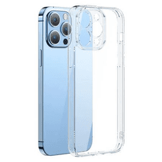 BASEUS SuperCeramic iPhone 14 Pro átlátszó üvegtok és üvegfólia (ARCJ000102) (ARCJ000102)