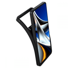 Spigen Xiaomi Poco X4 Pro 5G ütésálló hátlap - Rugged Armor - fekete (SP0174)