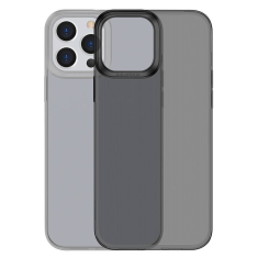 BASEUS Simple iPhone 13 Pro Max átlátszó tok, szürke (ARAJ000501) (ARAJ000501)