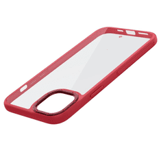 Skyfall Apple iPhone 14 tok átlátszó-piros (ACS05073) (ACS05073)