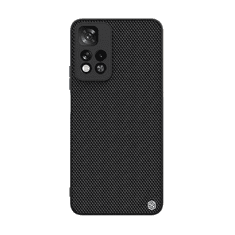 Nillkin TEXTURED műanyag telefonvédő (érdes felület, közepesen ütésálló, szilikon keret, 3D minta) FEKETE [Xiaomi Redmi Note 11 Pro] (5996591116792)