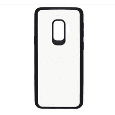 iPaky telefonvédő szilikon keret (BUMPER, közepesen ütésálló, légpárnás keret, akril hátlap) FEKETE [Samsung Galaxy S9 (SM-G960)] (5996457748426)