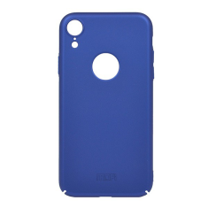 MOFI műanyag telefonvédő (ultravékony, logo kivágás) SÖTÉTKÉK [Apple iPhone XR 6.1] (5996457826735)
