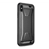 PHANTOM szilikon telefonvédő (közepesen ütésálló, rombusz minta) FEKETE [Apple iPhone XS Max 6.5] (5996457833436)