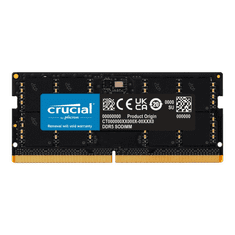 Crucial - DDR5 - module - 32 GB - SO-DIMM 262-pin - 4800 MHz / PC5-38400 - unbuffered (CT32G48C40S5)