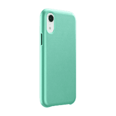 CellularLine ELITE műanyag telefonvédő (mikrofiber belső, valódi bőr hátlap) ZÖLD [Apple iPhone XR 6.1] (ELITECIPH961G)