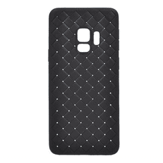 BASEUS BV szilikon telefonvédő (fonott minta) FEKETE [Samsung Galaxy S9 (SM-G960)] (WISAS9-BV01)