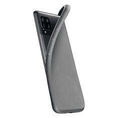 CellularLine CHROMA szilikon telefonvédő (matt, mikrofiber plüss belső) FEKETE [Samsung Galaxy A42 5G (SM-A425F)] (CHROMAGALA42K)
