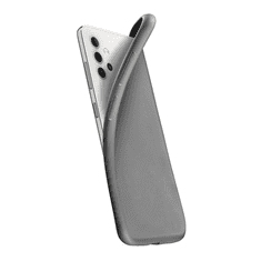 CellularLine CHROMA szilikon telefonvédő (matt, mikrofiber plüss belső) FEKETE [Samsung Galaxy A32 5G (SM-A326)] (CHROMAGALA32K)