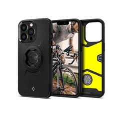 Spigen Gearlock GCF142 Apple iPhone 13 Pro ütésálló hátlap MF100/MS100 kerékpárra szerelhető telefontartó/ rögzítő rendszerhez fekete (FN0269) (FN0269)