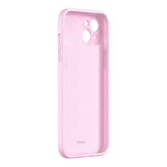 BASEUS Liquid Silica iPhone 13 tok, rózsaszín (ARYT000904) (ARYT000904)