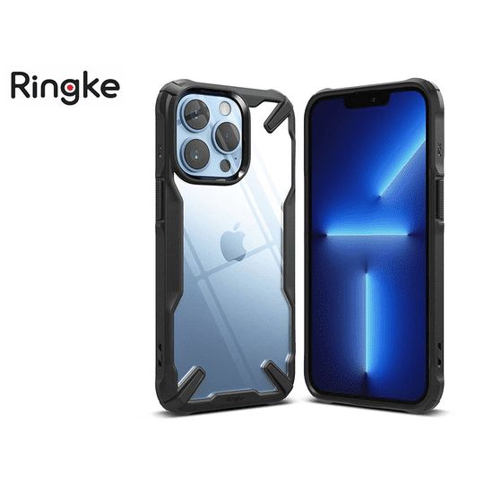 RINGKE Fusion X Apple iPhone 13 Pro ütésálló tok fekete-átlátszó (FN0249) (FN0249)