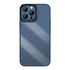 BASEUS Crystal iPhone 13 Pro Max átlátszó tok kék (ARJT000803) (ARJT000803)