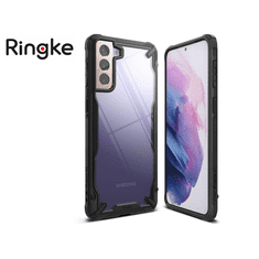 RINGKE Fusion X Samsung G996F Galaxy S21+ ütésálló tok black átlátszó-fekete (FN0065) (FN0065)