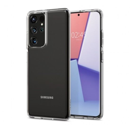 Spigen Liquid Crystal Samsung (G998) Galaxy S21 Ultra Crystal Clear tok átlátszó (ACS02347) (ACS02347)