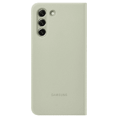 SAMSUNG Galaxy S21 FE Smart Clear View tok olívazöld (EF-ZG990CMEGEE) (EF-ZG990CMEGEE)