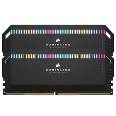 Corsair DOMINATOR PLATINUM RGB Fekete DDR5, 5600Mhz 32GB (2x16GB) memória (CMT32GX5M2X5600C36)