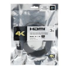 TKG Nagy sebességű HDMI / HDMI kábel Ethernettel - 3m, fekete