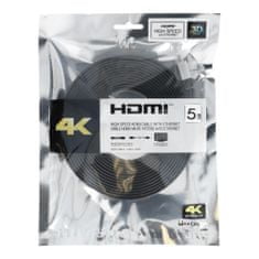TKG Nagy sebességű HDMI / HDMI kábel Ethernettel - 5m, fekete