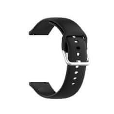 TKG Samsung Galaxy Watch 3 (45 mm) okosóra szíj - fekete szilikon szíj