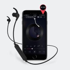 TKG Headset: REMAX RB-S25 - fekete stereo sport bluetooth headset fülhallgató