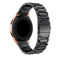 TKG Samsung Galaxy Watch 3 (45 mm) okosóra fémszíj - fekete fémszíj (22 mm)