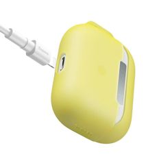 TKG AirPods Pro: Baseus Let''s go - ultravékony sárga színű szilikongél AirPods PRO tartó