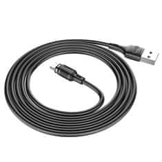 TKG Töltőkábel: HOCO - mágneses USB / MicroUSB kábel, 1m 2,4A fekete