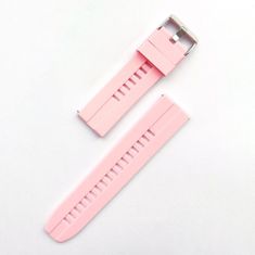 TKG Huawei Watch GT3 Pro (46 mm) okosóra szíj - pink szilikon (22 mm)