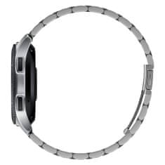 TKG Huawei Watch GT 3 (46 mm) okosóra fémszíj - Spigen Modern Fit ezüst fémszíj (22 mm szíj szélesség)