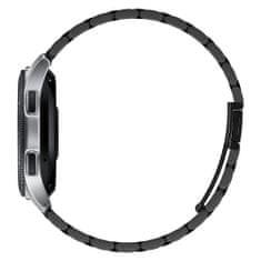 TKG Samsung Galaxy Watch 3 (45 mm) okosóra fémszíj - Spigen Modern Fit fekete fémszíj (22 mm szíj szélesség)