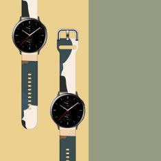 TKG Huawei Watch 4 / Watch 4 Pro okosóra szíj - Strap Moro color 13 színes szilikon szíj (szíj szélesség: 22 mm)
