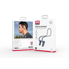 TKG Headset: XO BS28 - kék stereo sport bluetooth headset fülhallgató